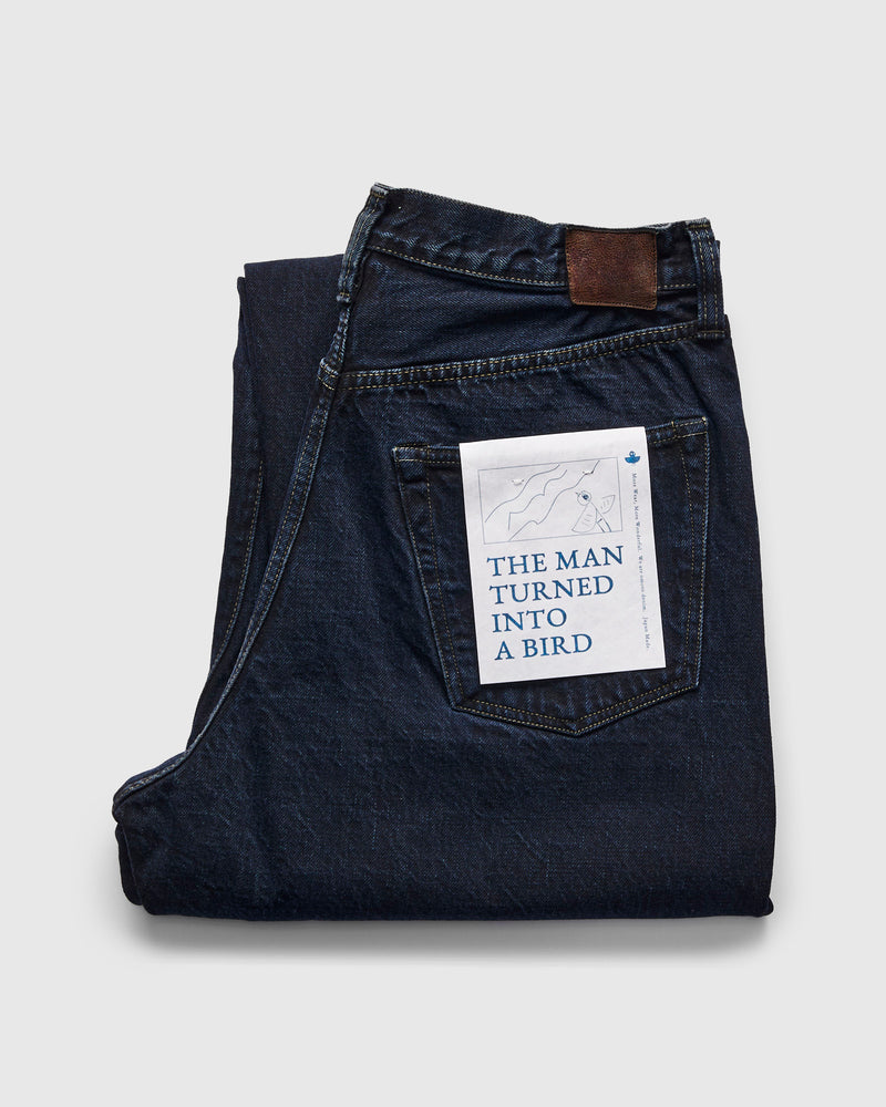 0815-BCH "Charcoal Overdye" 13.5oz Selvedge Denim - Loose Fit