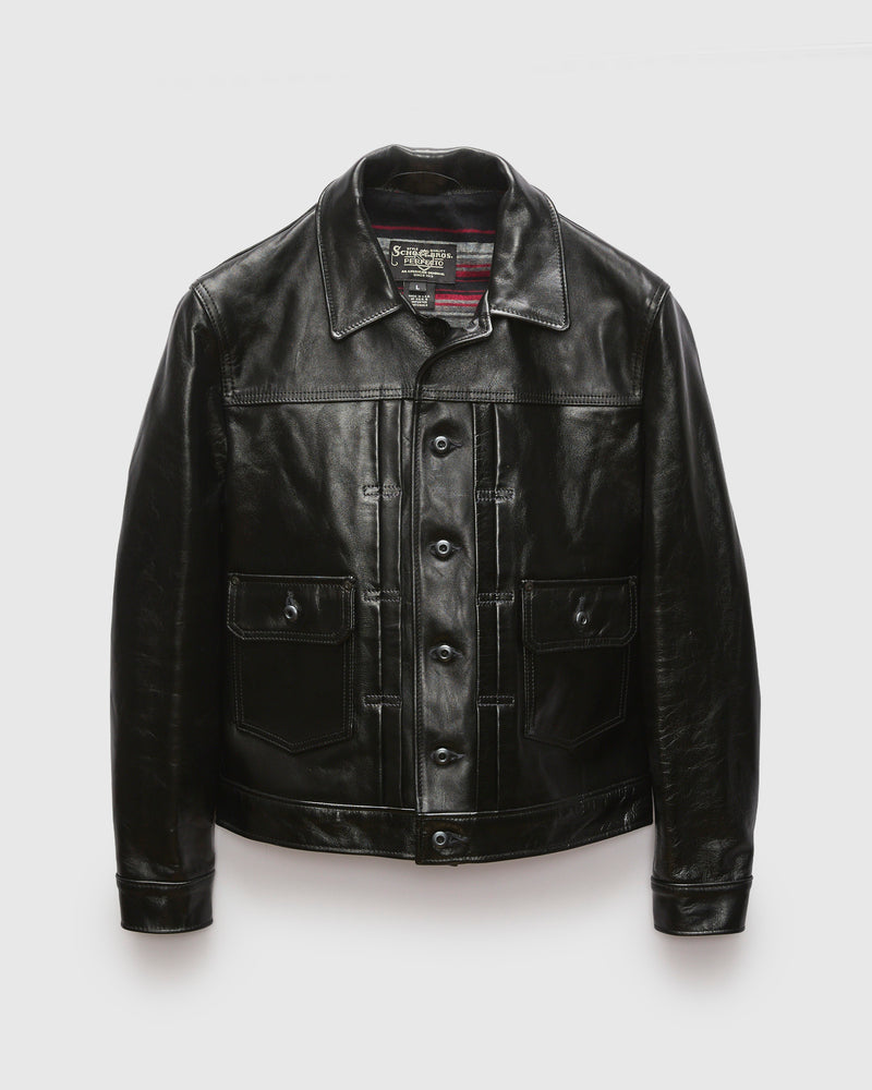 P620H Horsehide Mechanics Jacket in Black