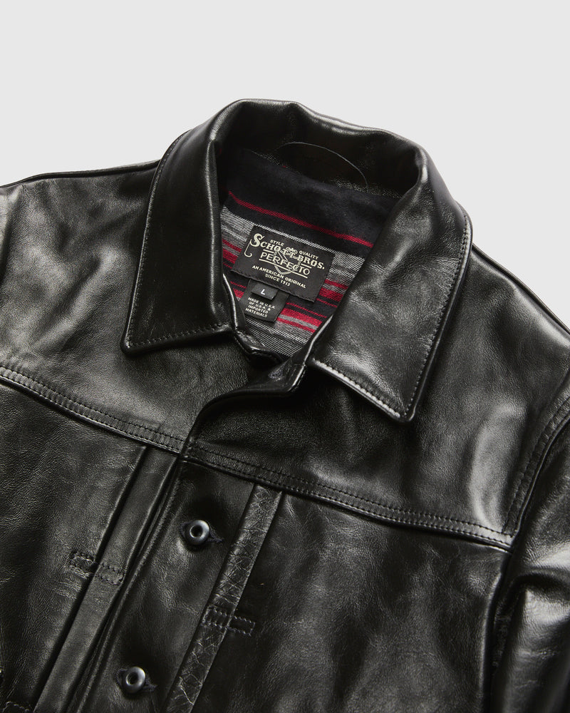 P620H Horsehide Mechanics Jacket in Black