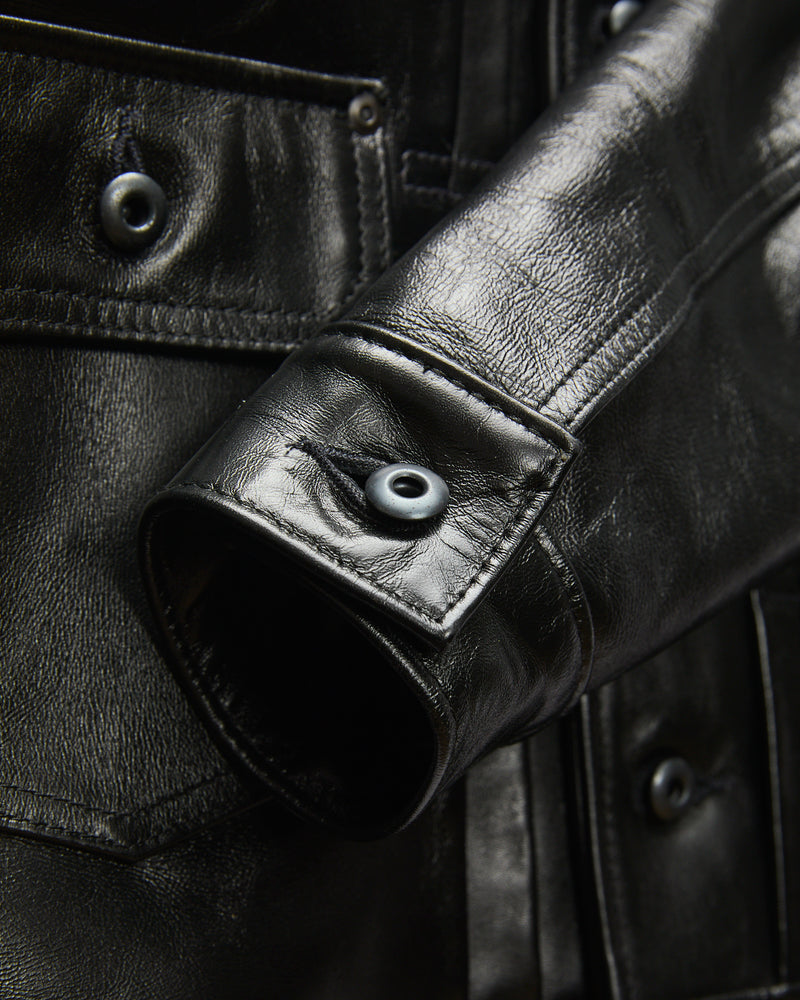 P620H Horsehide Mechanics Jacket in Black