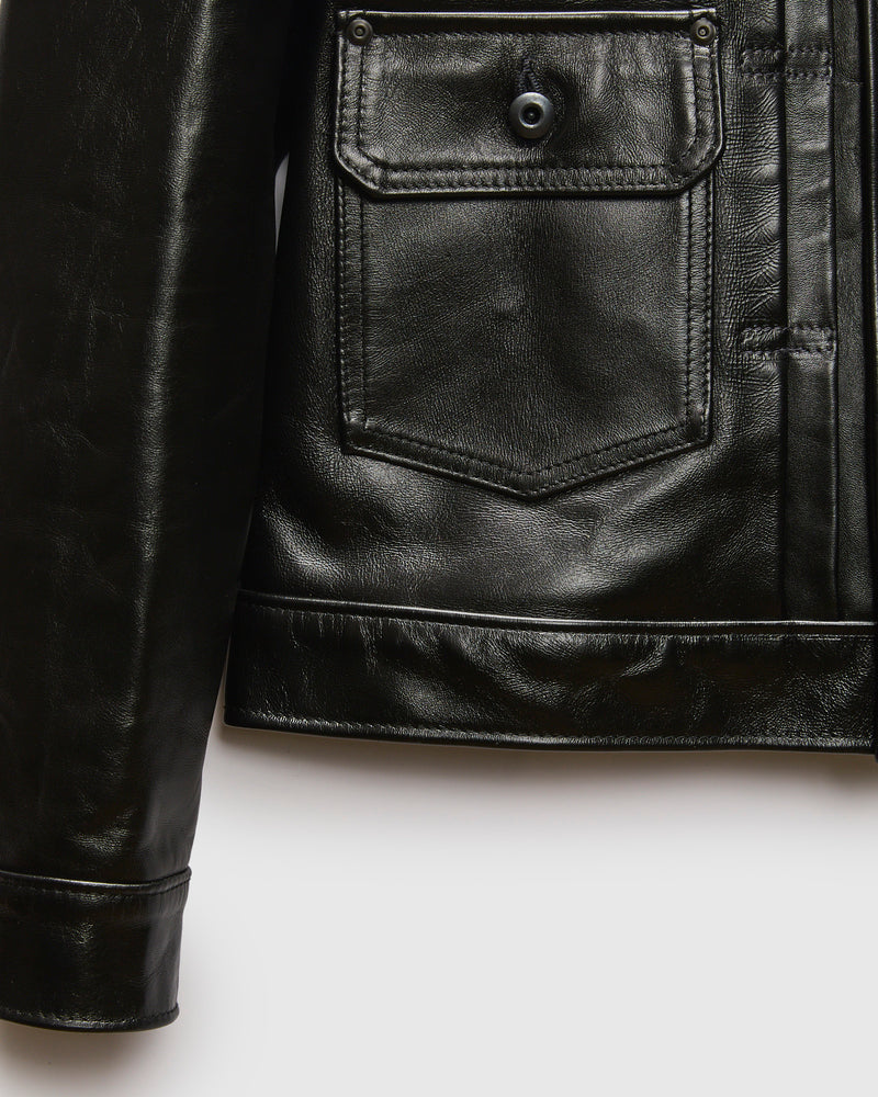 P620H Horsehide Mechanics Jacket in Black