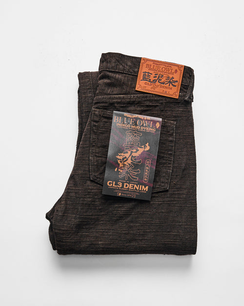 "Dorozome Reverse GL3" 15oz Mud-Dyed Selvedge Denim - Regular Straight Fit
