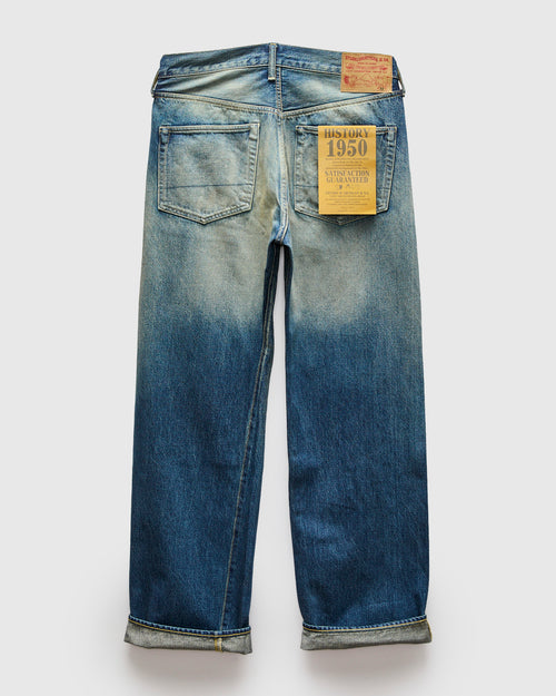 D1844UW "1950s Wash" 12.5oz Selvedge Denim - Regular Straight Fit