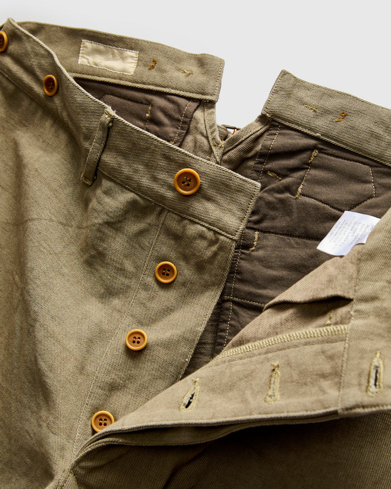 MSP-1031 French Work Trousers in Khaki