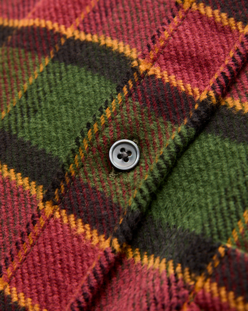 Argila Button-Up Shirt in Red Pine