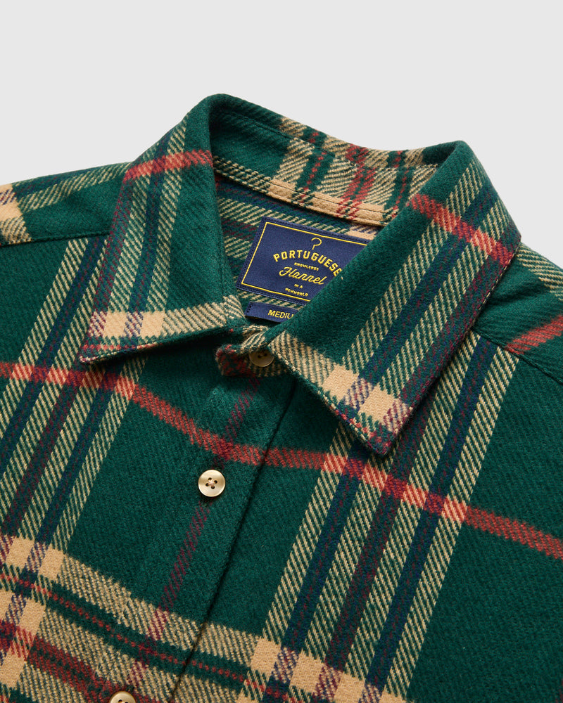 Cervo Button-Up Shirt in Green