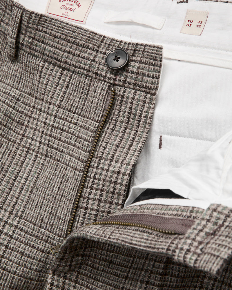 Prince of Wales Single Pleat Trousers in Alton