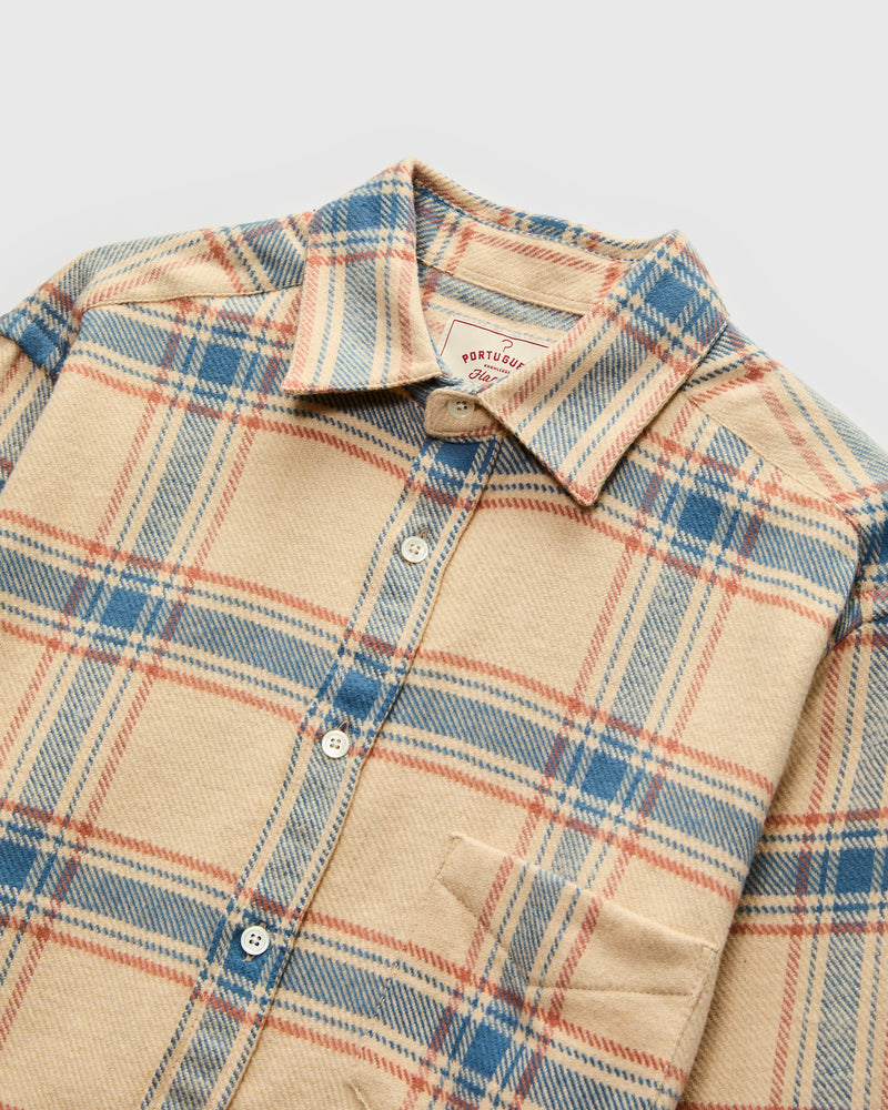 Serena Button-Up Shirt in Cream