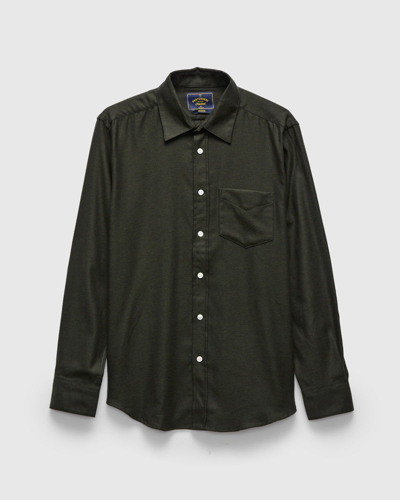 Teca Button-Up Shirt in Forest