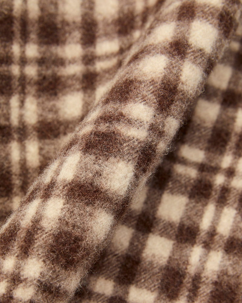 Club Jacket in Brown Plaid