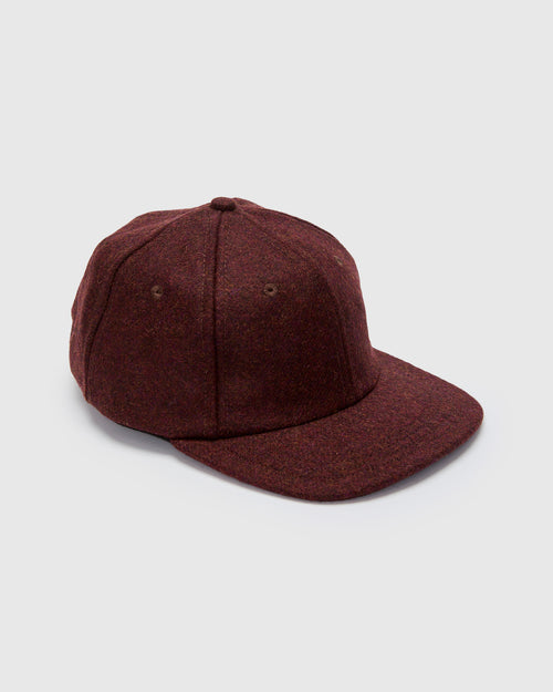 Baseball Hat in Fig Wool
