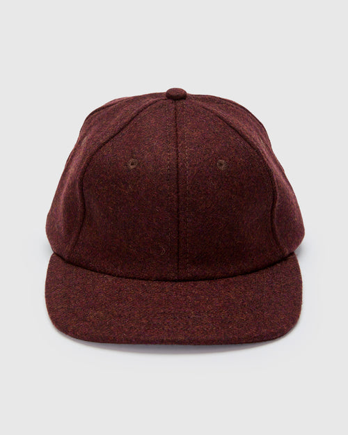 Baseball Hat in Fig Wool