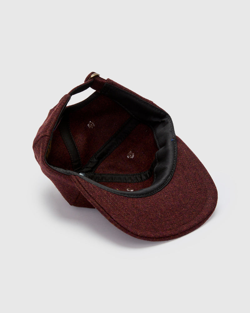 Baseball Hat in Fig Wool