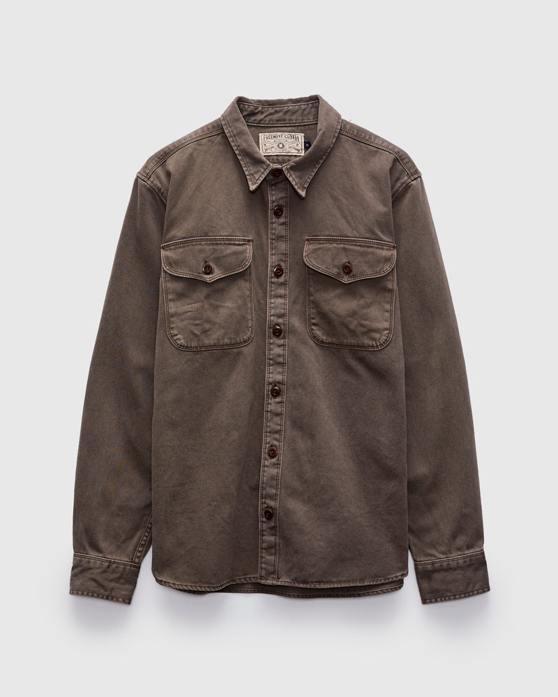 Utility Shirt in Chocolate