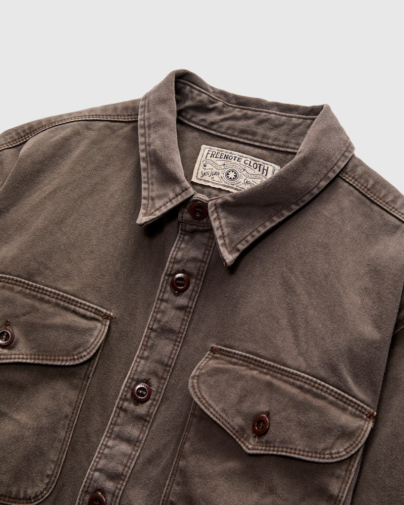 Utility Shirt in Chocolate