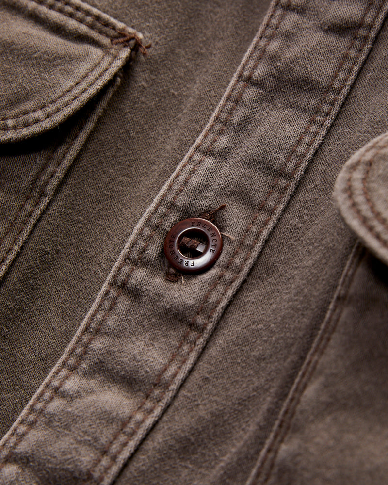 Utility Shirt in Chocolate