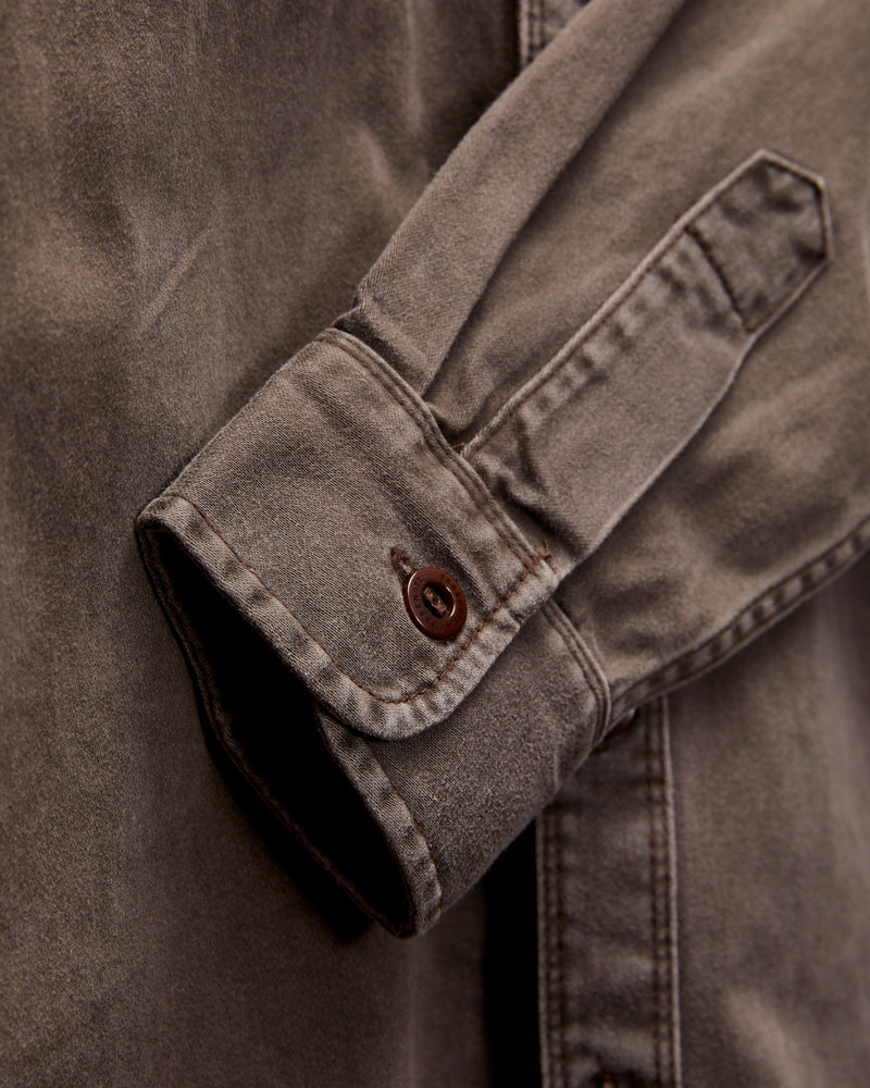 Utility Shirt in Chocolate
