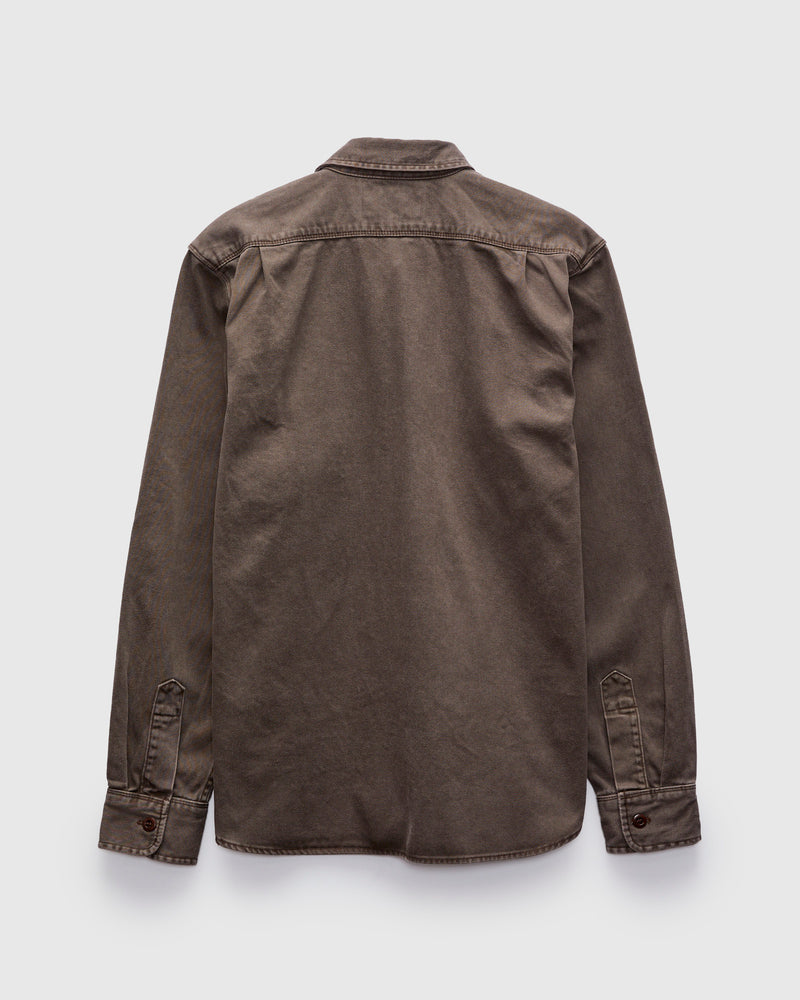 Utility Shirt in Chocolate