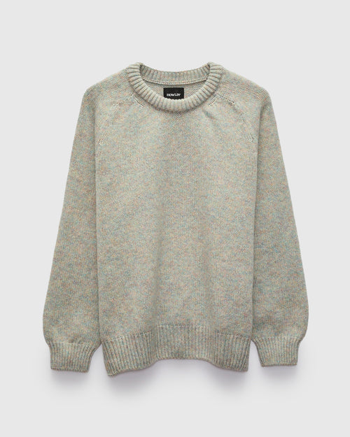 "Boxy Space Knit" Wool Sweater in Galaxy