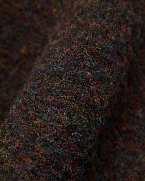 "Creatures of the Howlin' Moon" Wool Knit Cardigan in Wolf