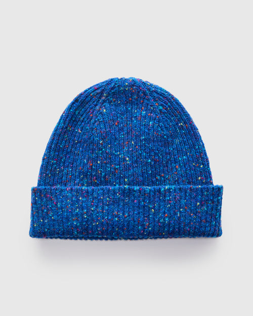 "Out of the Blue" Wool Beanie in Transcendent
