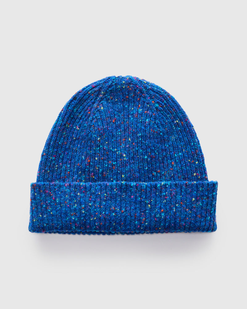 "Out of the Blue" Wool Beanie in Transcendent