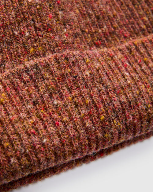 "Out of the Blue" Wool Beanie in Rustic