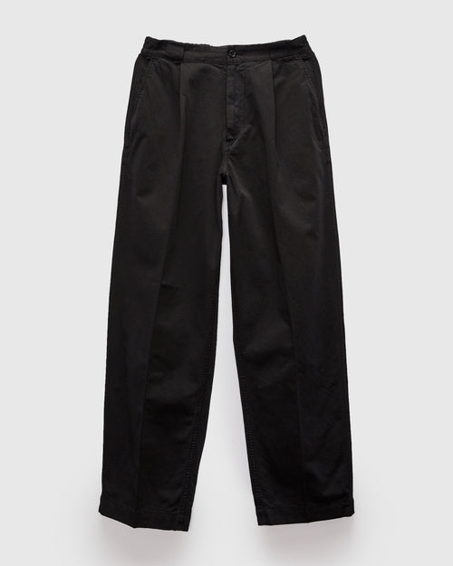 Harbor Twill Cotton Pant in Black
