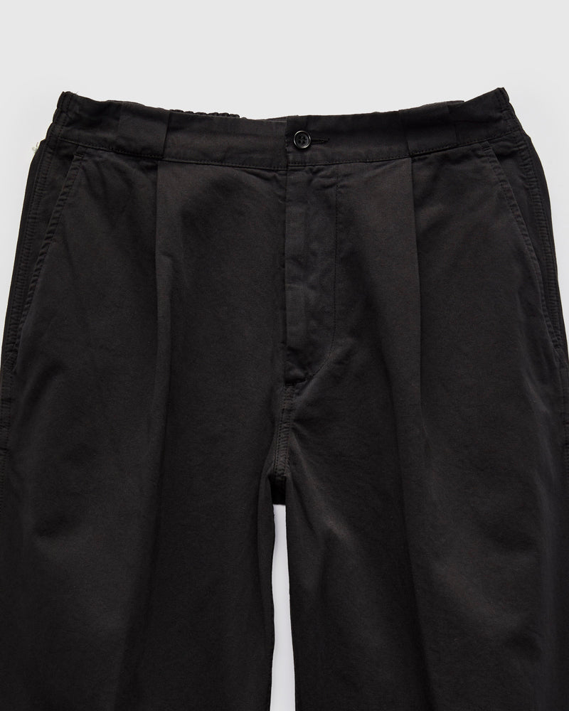 Harbor Twill Cotton Pant in Black