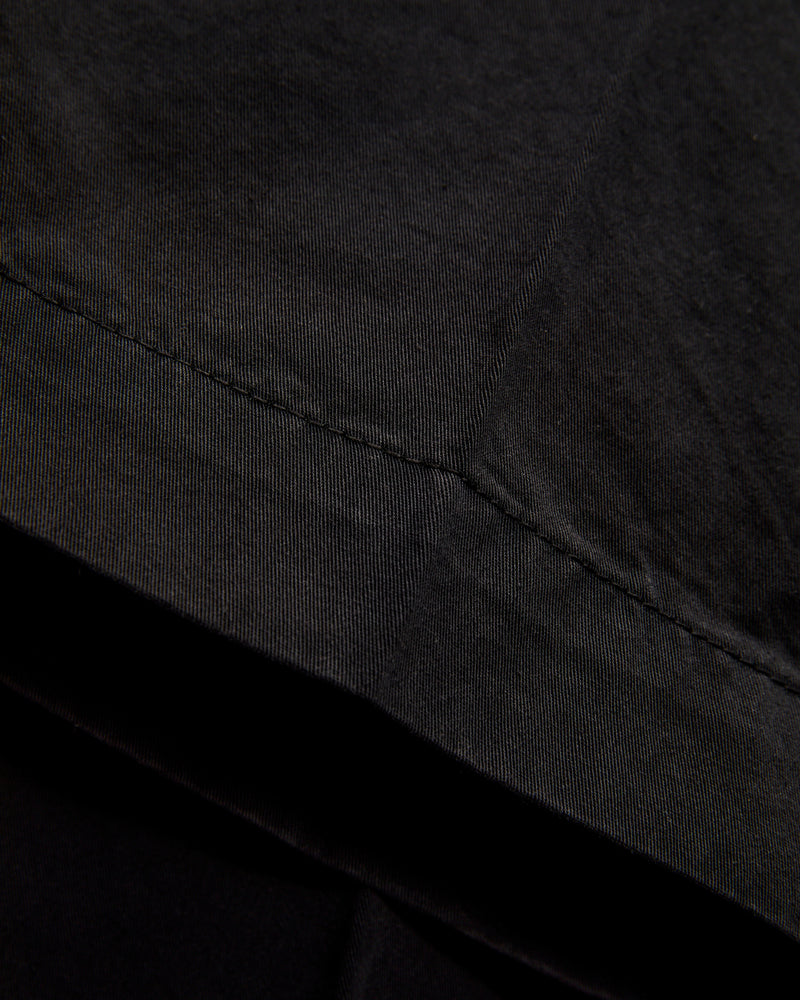 Harbor Twill Cotton Pant in Black