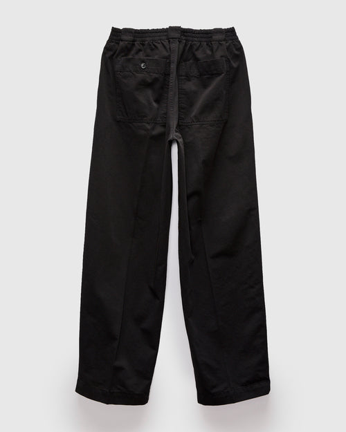 Harbor Twill Cotton Pant in Black