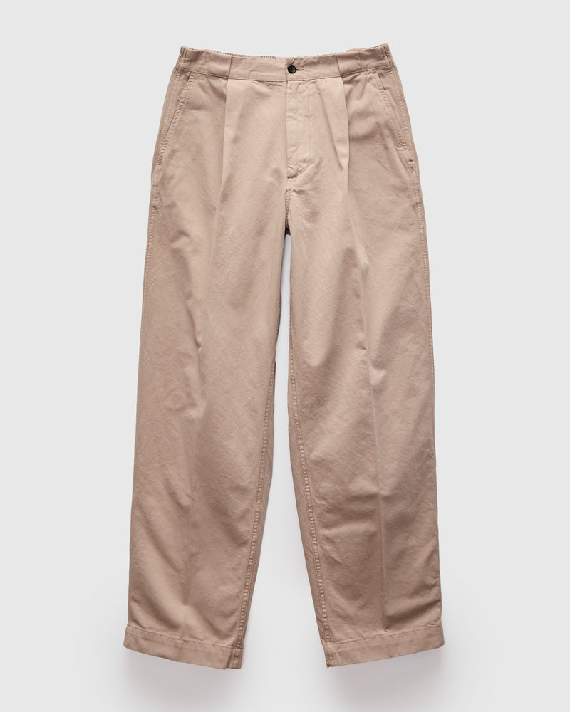 Harbor Twill Cotton Pant in Moon Rock