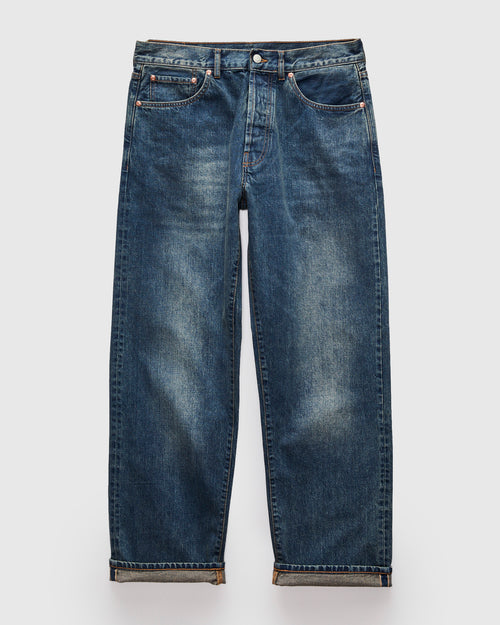K102W Indigo Vintage Wash Jean – Wide Fit