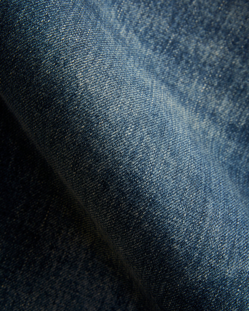 K102W Indigo Vintage Wash Jean – Wide Fit