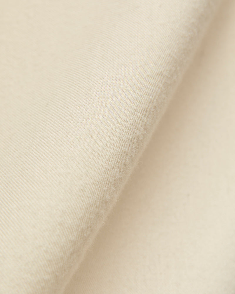 Penny Cotton Merino Flannel Shirt in Bone