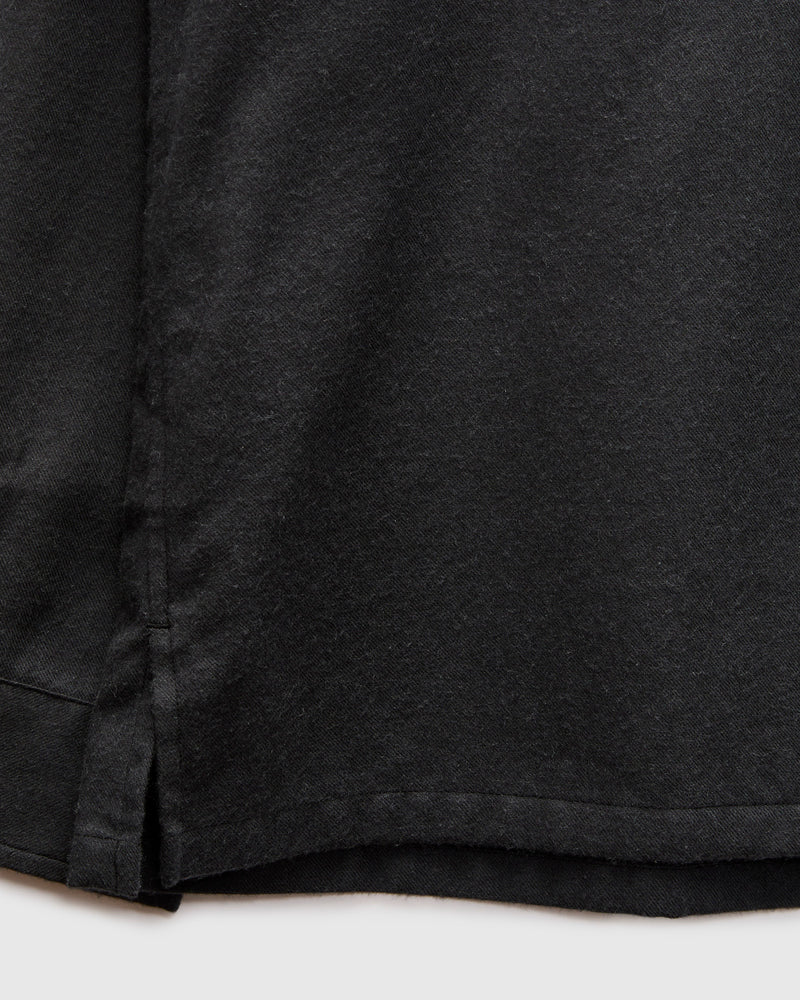 Penny Cotton Merino Flannel Shirt in Midnight