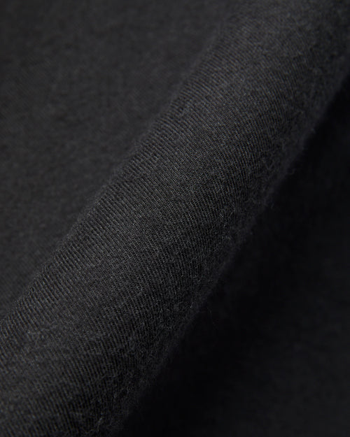 Penny Cotton Merino Flannel Shirt in Midnight