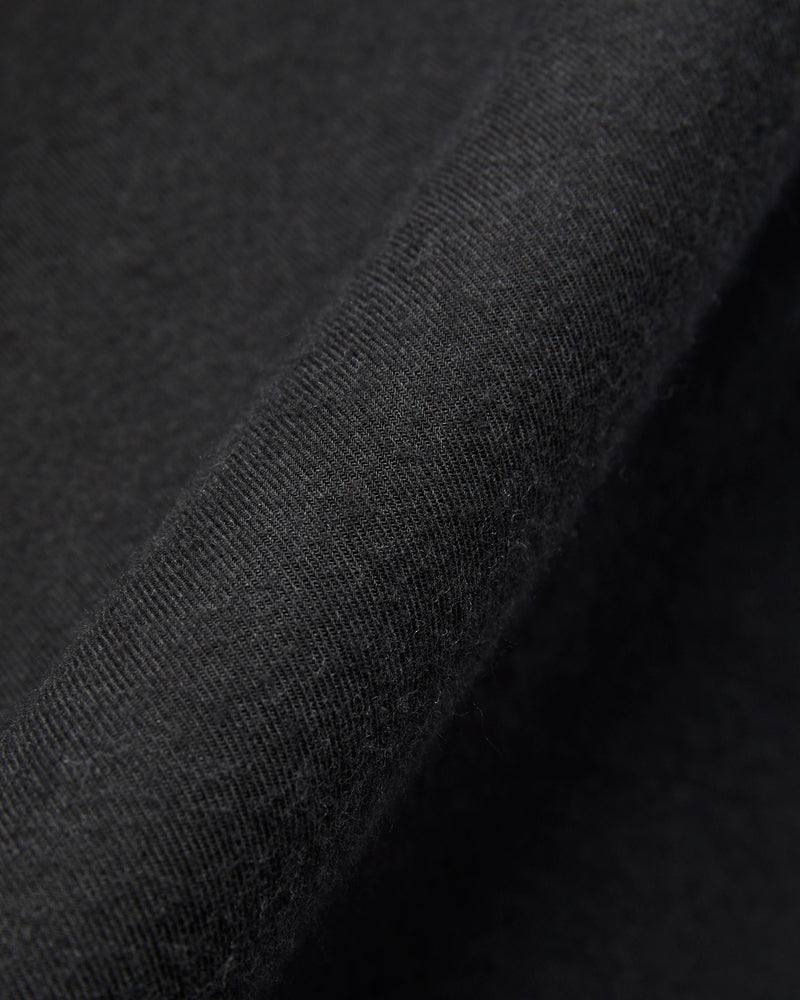 Penny Cotton Merino Flannel Shirt in Midnight