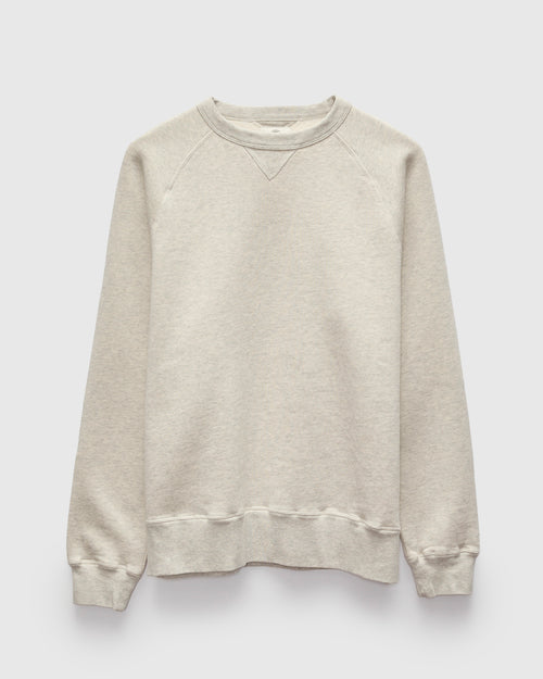 Stadium Loft Knit Crew in Oat Grey