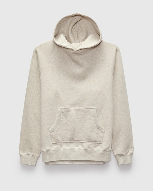 Stadium Loft Knit Hoodie in Oat Grey