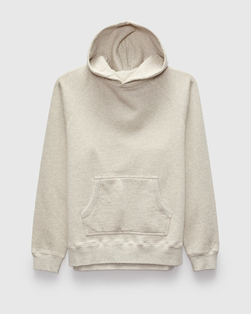Stadium Loft Knit Hoodie in Oat Grey