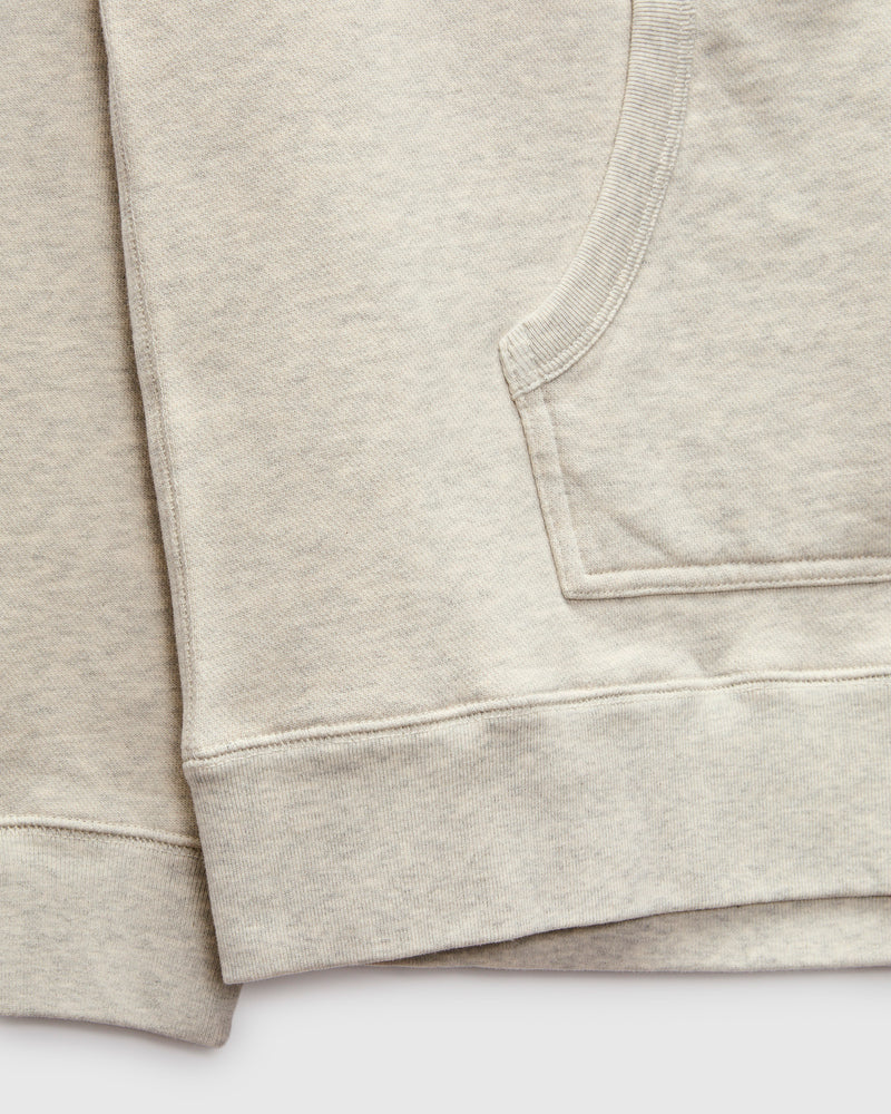 Stadium Loft Knit Hoodie in Oat Grey