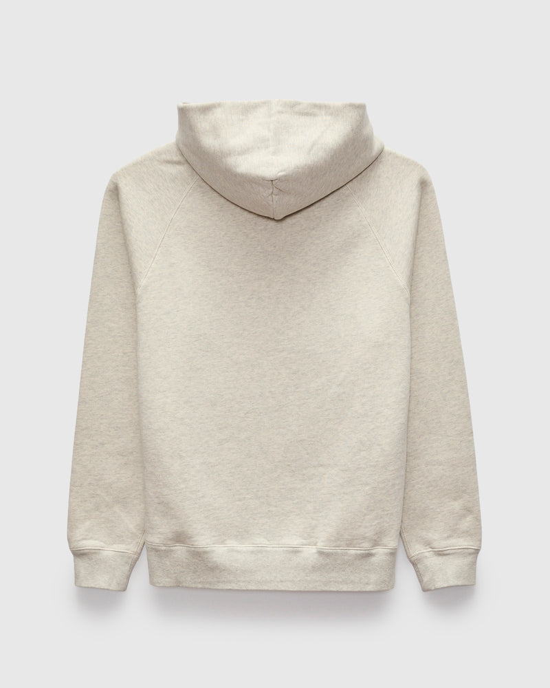 Stadium Loft Knit Hoodie in Oat Grey