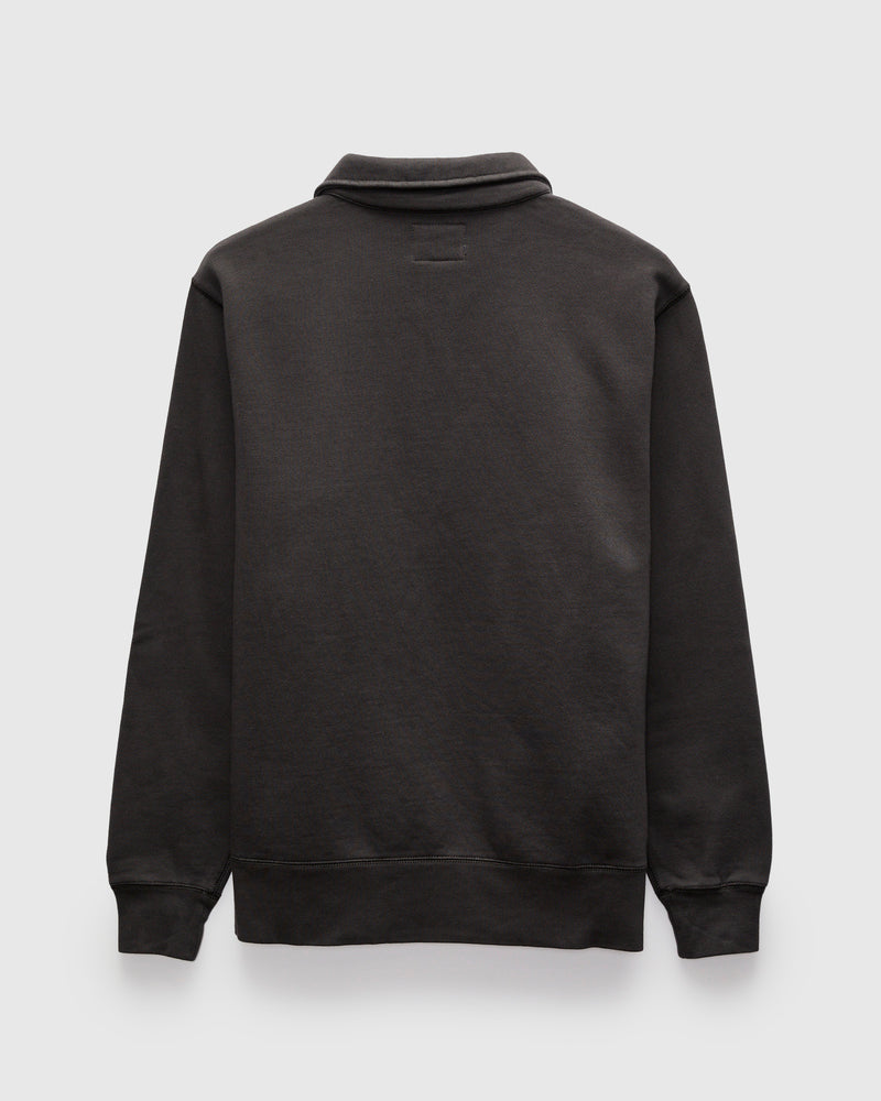 Stadium Quarter Zip Sweater in Peat