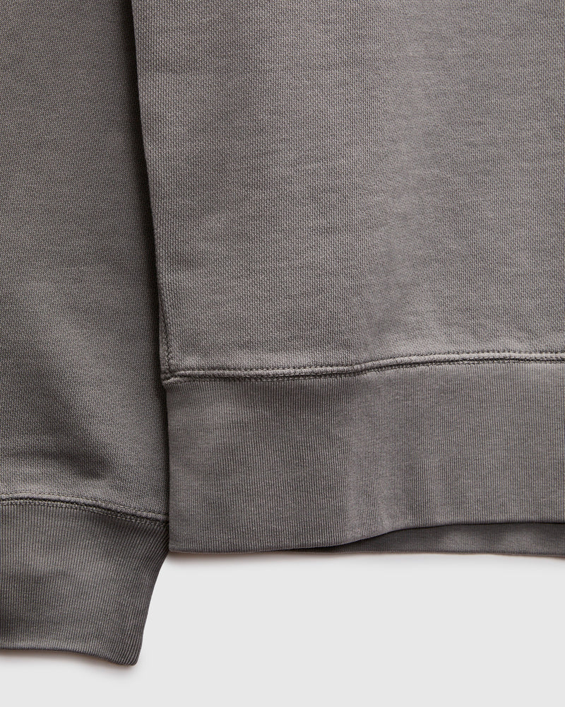 Stadium Quarter Zip Sweater in Plum