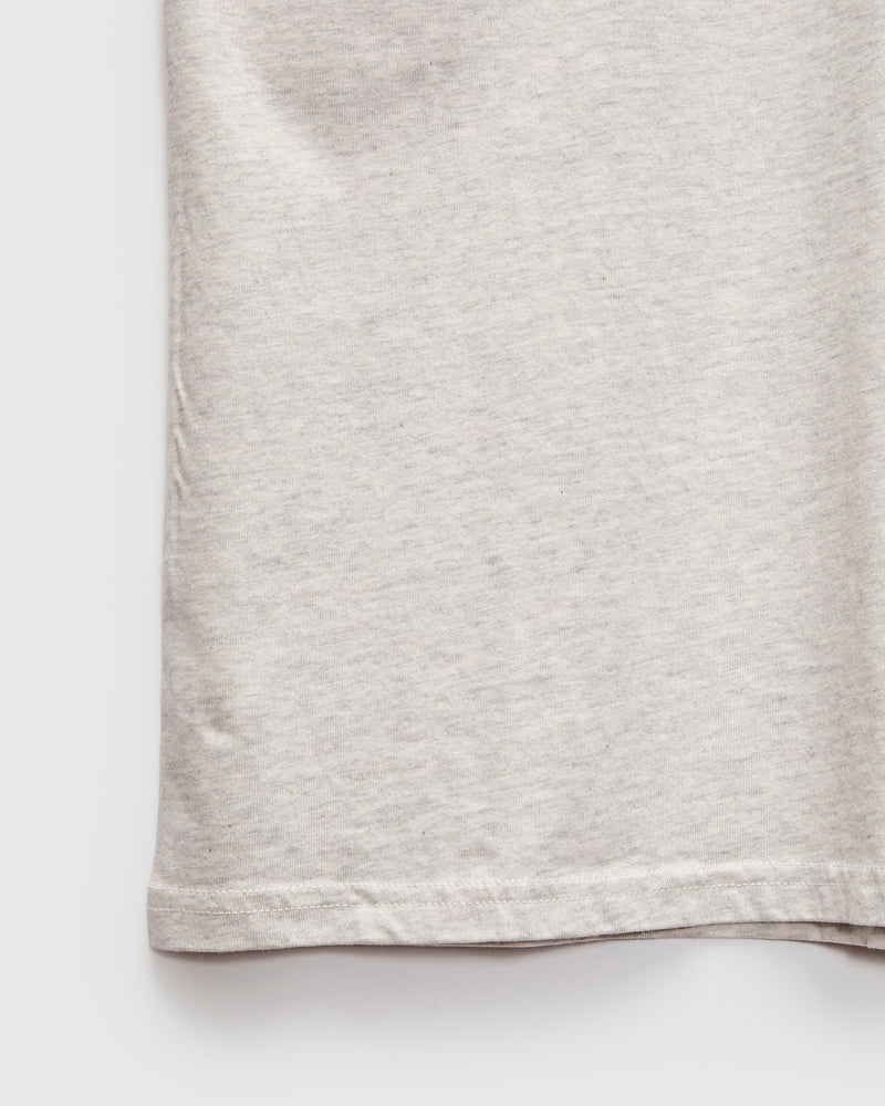 T-Shirt in Oat Grey