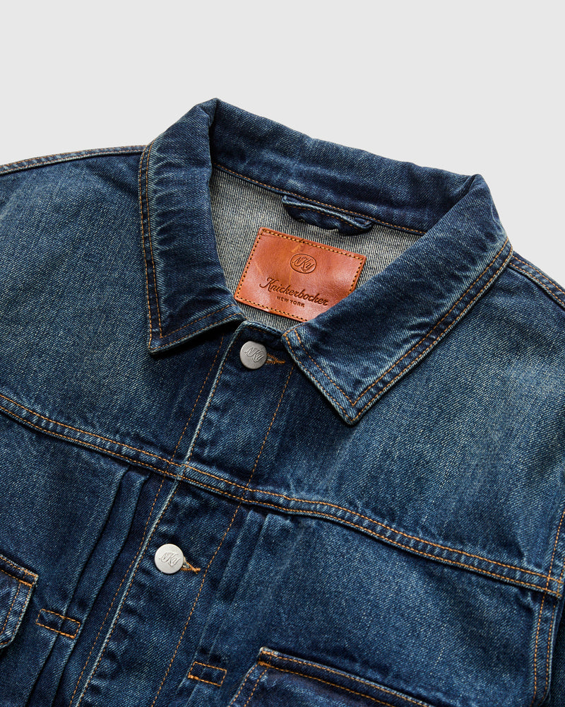 Wayfarer Denim Trucker in Indigo Vintage Wash