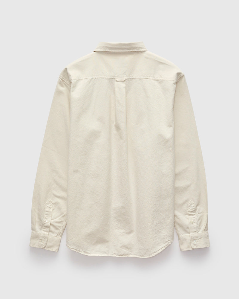 "Beefy" Cotton Oxford in Bone