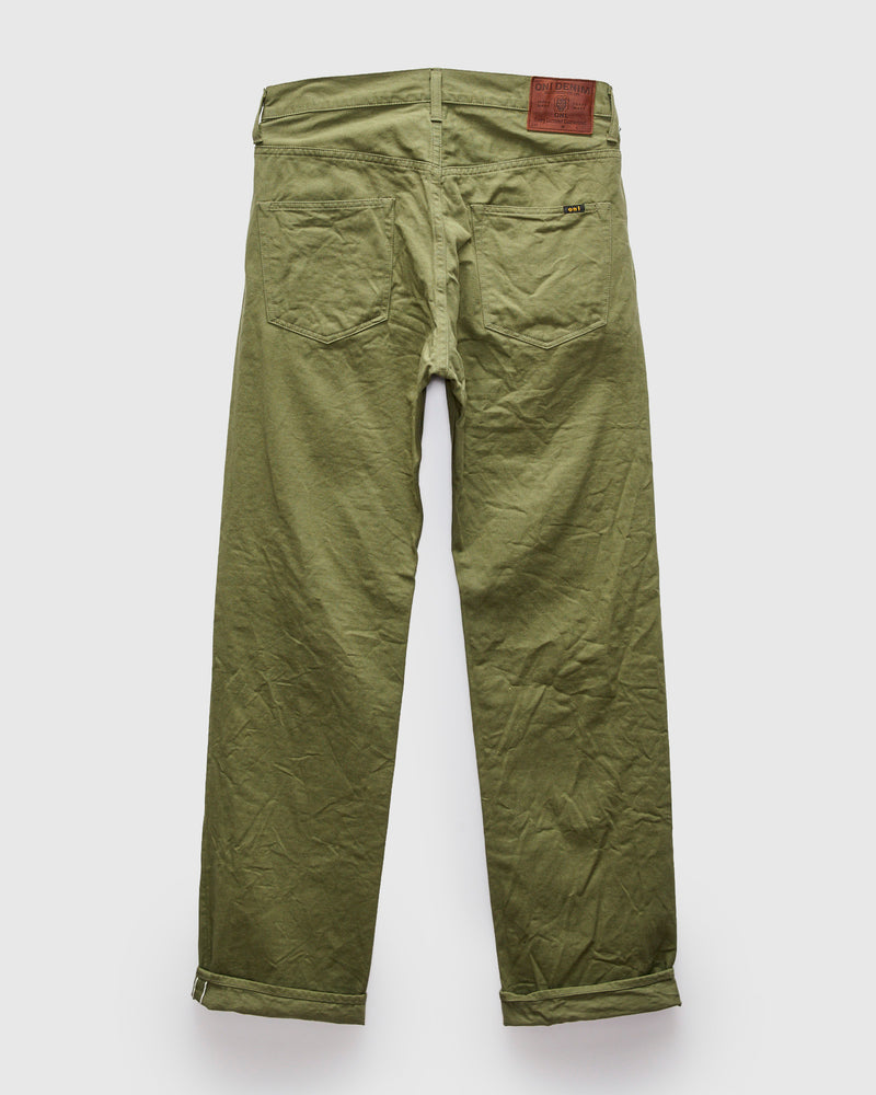 9.5oz Just Right Selvedge Chino in Olive