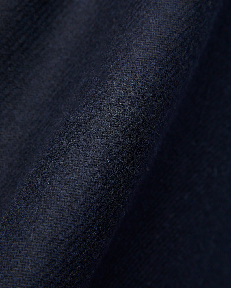 Wool Field Overshirt in Navy